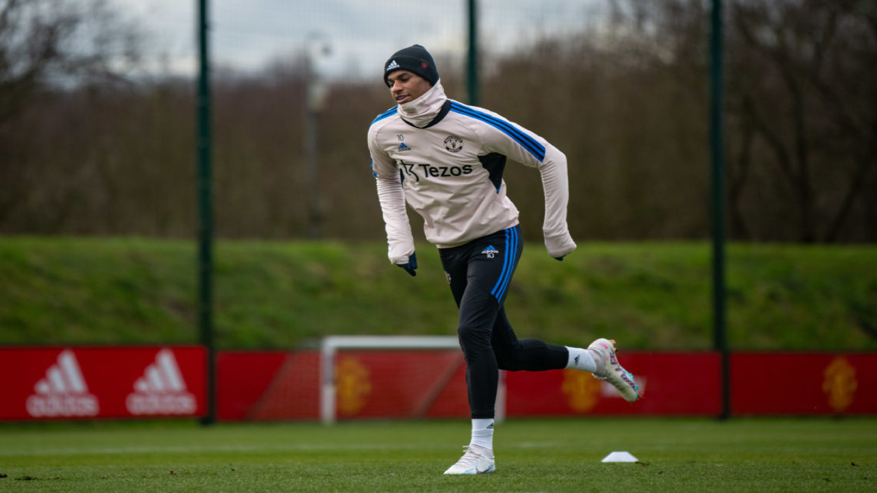 Marcus Rashford Latihan Sendiri di Carrington, Ada Apa?